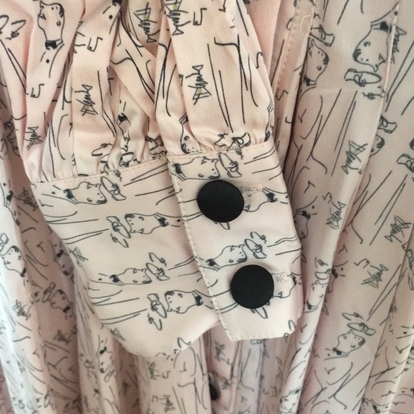 Rachel Antonoff Fanny Pleated Shirt Dress - Picture 10 of 12